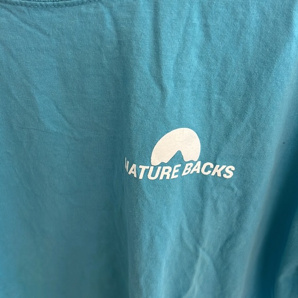 Nature Backs blue T-Shirt NWOT - L - Picture 2 of 4